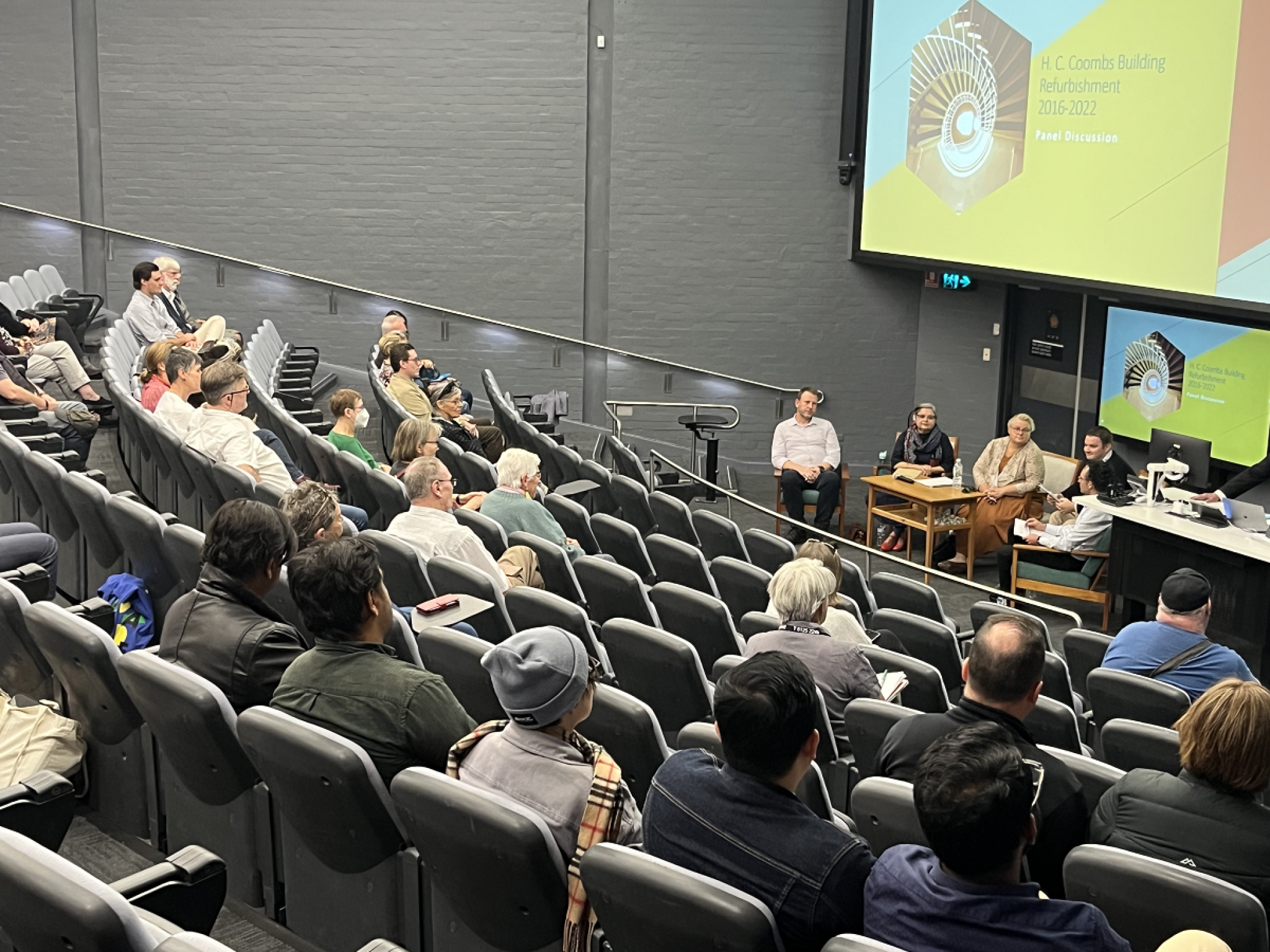 Coombs Panel Discussion (Photo: Gouri Banerji)
