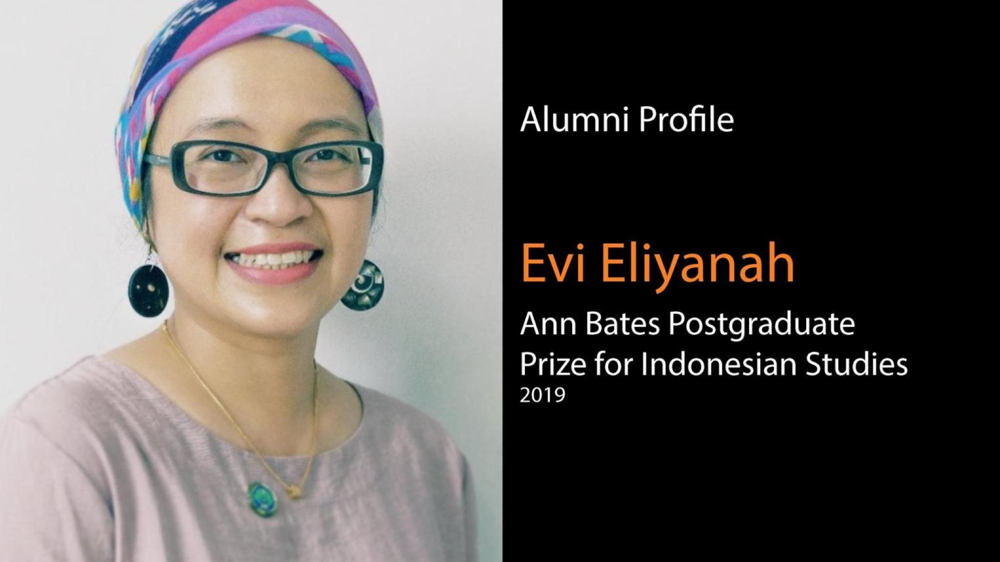 Alumni profile: Dr Evi Eliyanah
