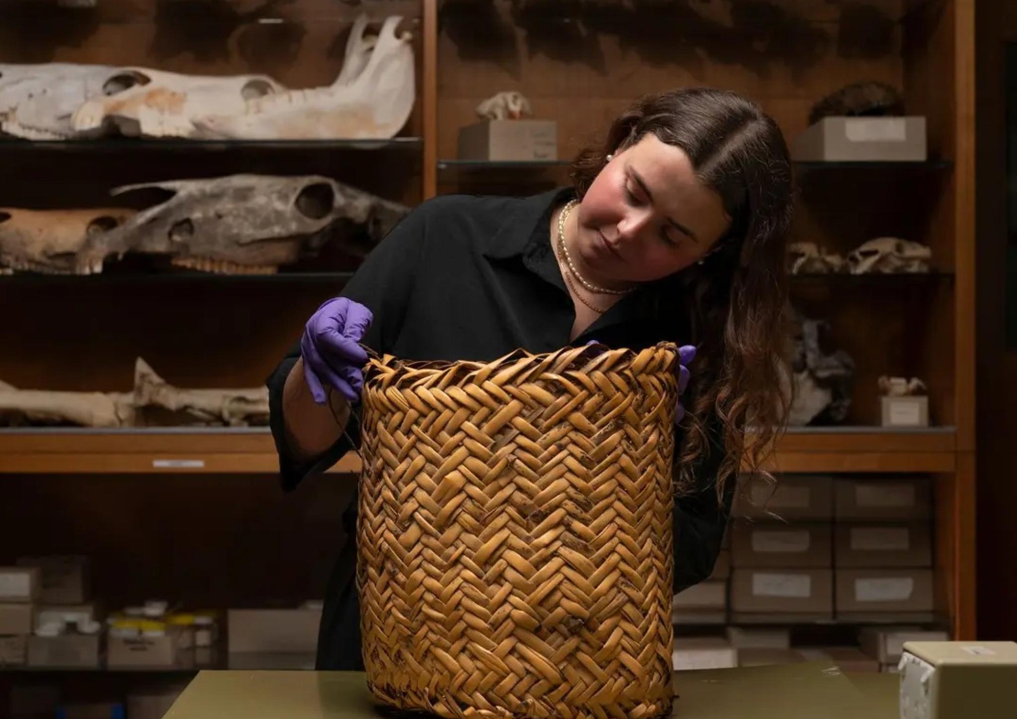Senior Collections Adviser Claire Sheridan. Photo: Jamie Kidston/ANU