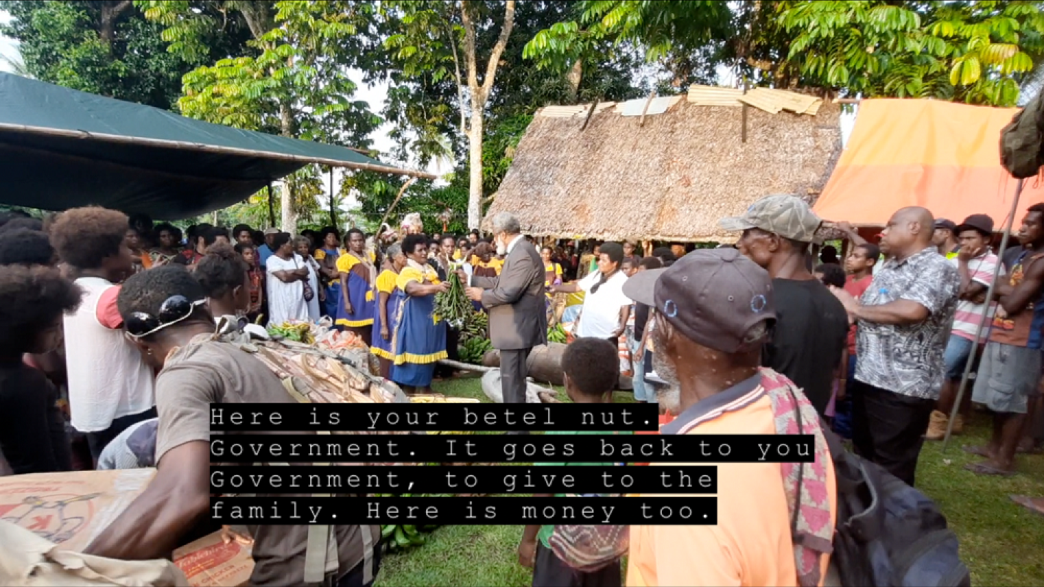 Photo credit: Screenshot from film Nahau: Gavman, Pihi Manus, Lain.