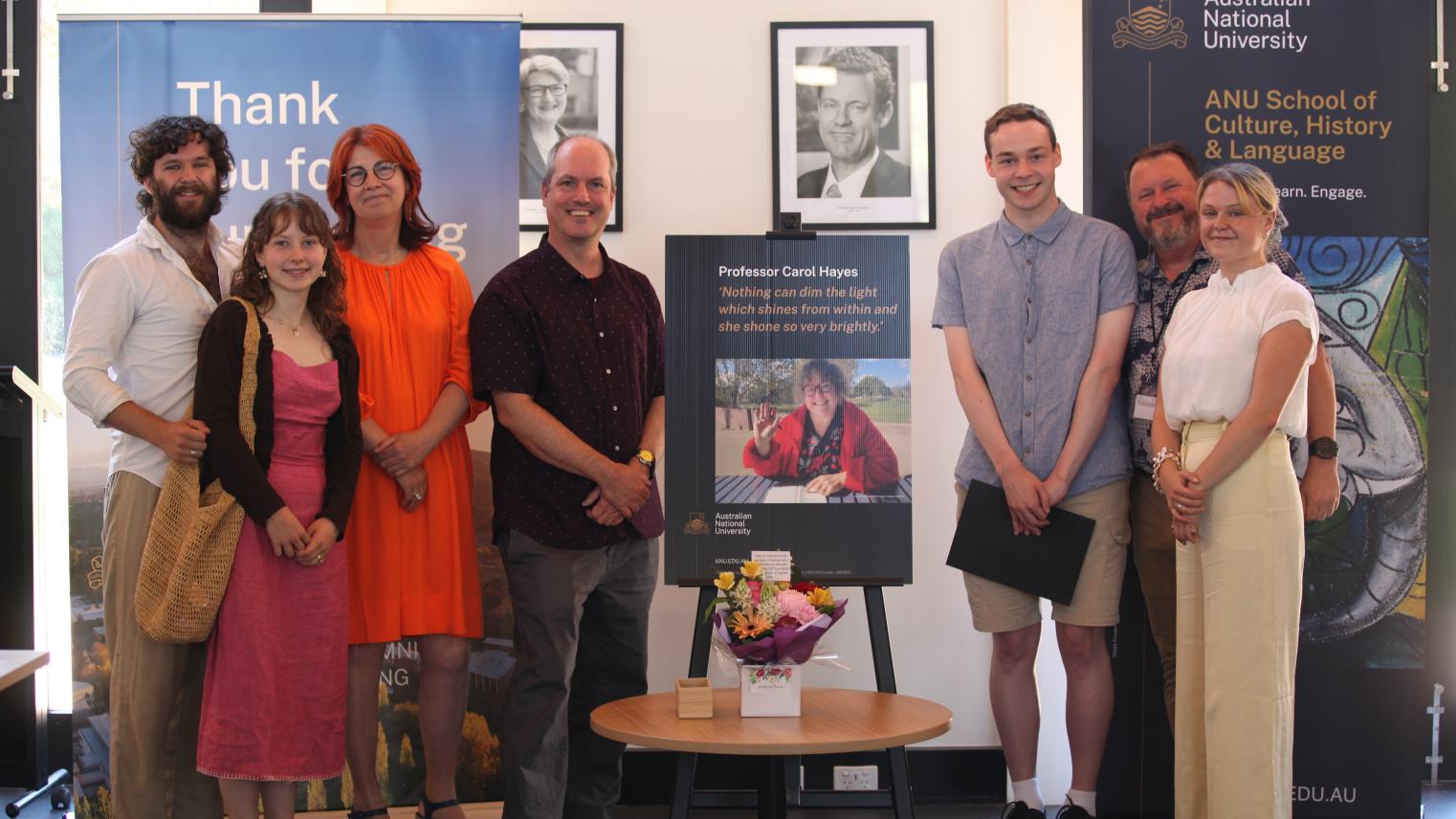 Award Recipient William Loughton at the Inaugural Carol Hayes Memorial Prize 2024