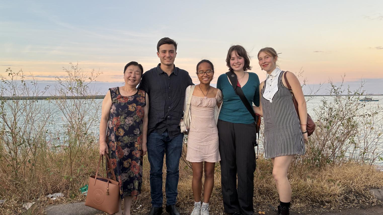 The Fabulous Four with Yan Yan Wang: George, Margot, Elise and Aliya